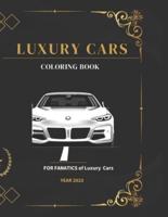 Luxury Cars Coloring Book