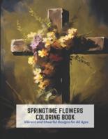 Springtime Flowers Coloring Book