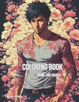 Coloring Book Style Anime and Manga