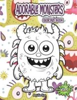 Adorable Monsters Coloring Book Volume 1