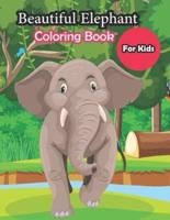 Beautiful Elephant Coloring Book For Kids