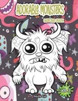 Adorable Monsters Volume 3 Coloring Book