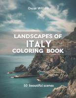 Landscape Coloring Book for Adults - Italy