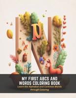 My First ABCs and Words Coloring Book