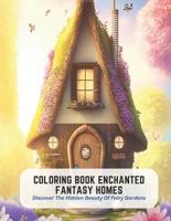 Coloring Book Enchanted Fantasy Homes