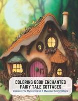 Coloring Book Enchanted Fairy Tale Cottages