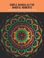 Simple Mandalas for Mindful Moments