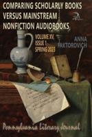 Comparing Scholarly Books Versus Mainstream Nonfiction Audiobooks