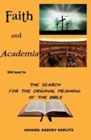 Faith and Academia