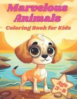 Marvelous Animal Friends Coloring Book