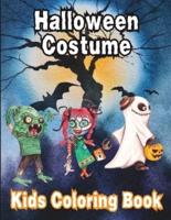 Halloween Costume Kids Coloring Book