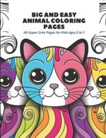 Big and Easy Animal Coloring Pages