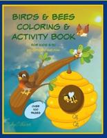 Birds and Bees Coloring and Activity Book