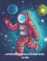 Adventures in Space Coloring Book for Kids