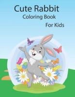 Cute Rabbit Coloring Book For Kids