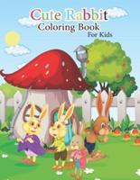 Cute Rabbit Coloring Book For Kids