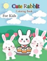 Cute Rabbit Coloring Book For Kids