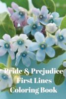 Pride & Prejudice First Lines Coloring Book