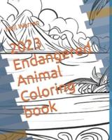 2023 Endangered Animal Coloring Book