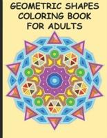 Geometric Shapes Coloring Book for Adults