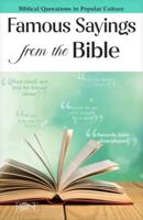 Famous Sayings from the Bible