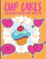 Cup Cakes Coloring Book For Adults