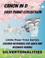 Canon In D Easy Piano Collection Little Pear Tree Series