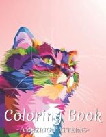 Cute Coloring Book: Coloring Books With Adorable Illustrations Such As Cute Unicorns, Foods And More For Stress Relief & Relaxation ( cat cute on pop art wpap Coloring Book)