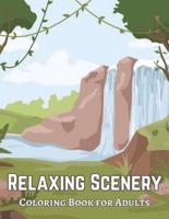 Coloring Book for Adults Relaxing Scenery
