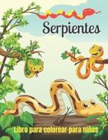 SERPIENTES Libro de colorear para niños: IUn lindo libro para colorear de serpientes para niños y niños pequeños! Una Colección Única De Páginas Para Colorear Reptiles Decorativos, Cobras Encapuchadas Amenazantes