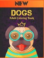 Dogs Adult Coloring Book