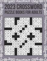 2023 Crossword Puzzle Books For Adults: Easy-to-Medium, Larger Print, Fun Challenges