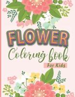 Flower Coloring Book For Kids: A Book With 50 Unique Design   Easy Coloring Pages For Flowers Lovers Toodlers