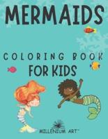 Little Mermaids Coloring Book for Kids: 50 Fantastic Illustrations (Millenium Art Edition) - UK