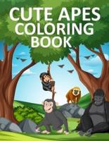 Cute Apes Coloring Book
