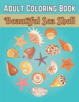 Adult Coloring Book Beautiful Sea Shell