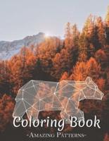 Adult Coloring Book Featuring Charming Autumn, Flower, Farms, Halloween, Animal Sayings And Inspired For Stress Relief And Relaxation ( Autumn-Bear Coloring Books )