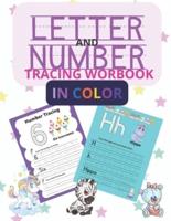 Letter and Number Tracing Workbook for Kids in Color: Handwriting Practice for Kids   Alphabet, Words, Numbers and Shapes