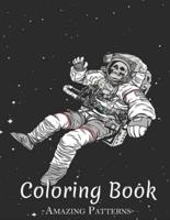 Adult Coloring Book Featuring Beautiful Animals Cute Adorable Animals Designs Perfect Coloring Books For Adults Relaxation, Adult Book ( Astronauts-Fly Coloring Books )