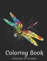 Horror Coloring Book For Adults, A Terrifying Collection, Chilling, Gorgeous Illustrations For Adults, Scary Gifts For Horror Coloring Books ( Colorful-Dragonfly Coloring Books )