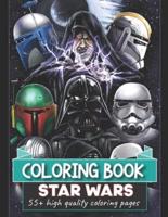 Stár Wárs Coloring Book: 55+ High-Quality Coloring Pages Related to Stár Wárs Movie. Great Gifts for Kids, Boys, Ages 4-8, Ages 8-12, and All Fans (Relax & Enjoy)