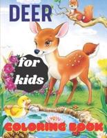 Deer Coloring Book for Kids