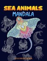 Sea Animals Mandala Coloring Book