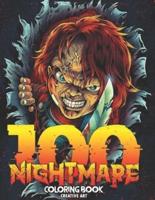 100 Nightmare Coloring Book