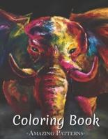Inspirational Coloring Book For Adults, Animal Coloring Books, Cute And Lovable Oceans And Farms, Floral, Mother, Skull, Unicorn ( Elephant-Wild-Colors Coloring Books )