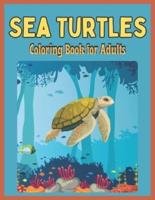 Sea Turtles Coloring Book for Adults