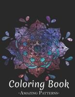 Coloring Book For Adults, Kids, Teens, Children, Boys, Beginners, Seniors, Coloring Books For Stress Relief And Relaxation, Mindful Coloring Book ( Galactic-Mandala Coloring Books )