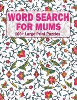 Word Search For Mums