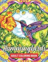 Hummingbirds Adult Coloring Book