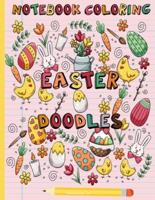 Easter Doodles Coloring Notebook